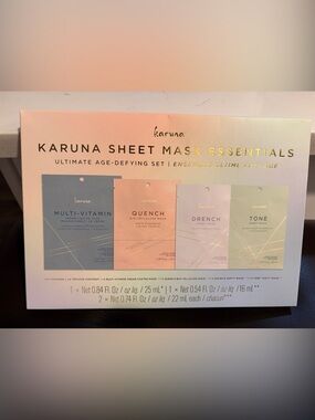 Karuna Sheet Mask Essentials - Pink Multi-Pack Hydrating Face Masks